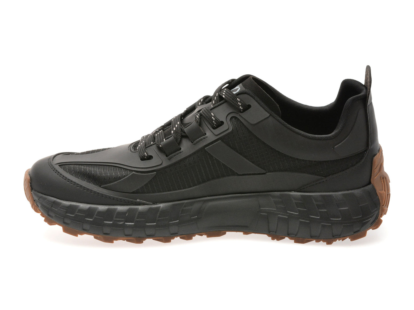 Pantofi sport gryxo negri, A166, din material textil