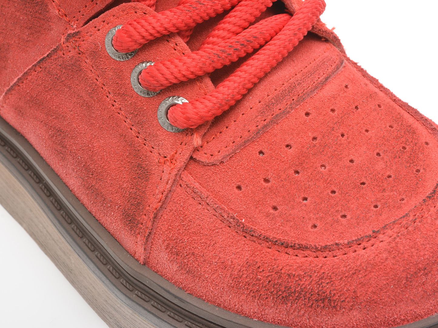 Pantofi sport gryxo rosii, 10221, din piele intoarsa