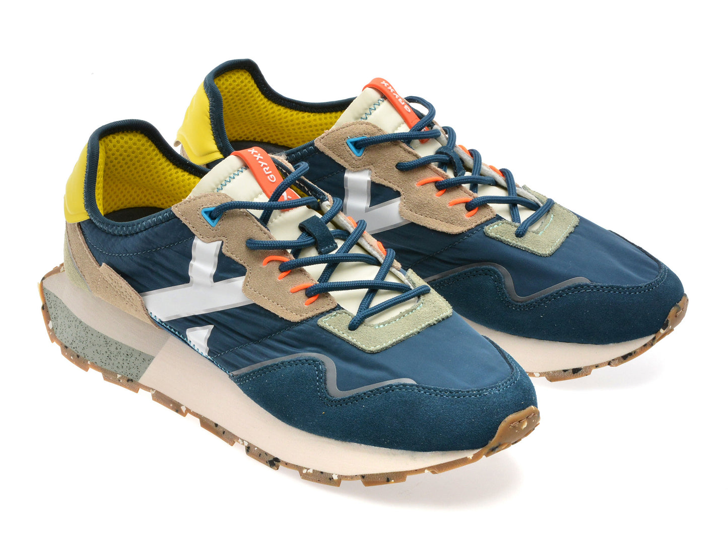 Pantofi sport gryxo bleumarin, 40061M, din material textil