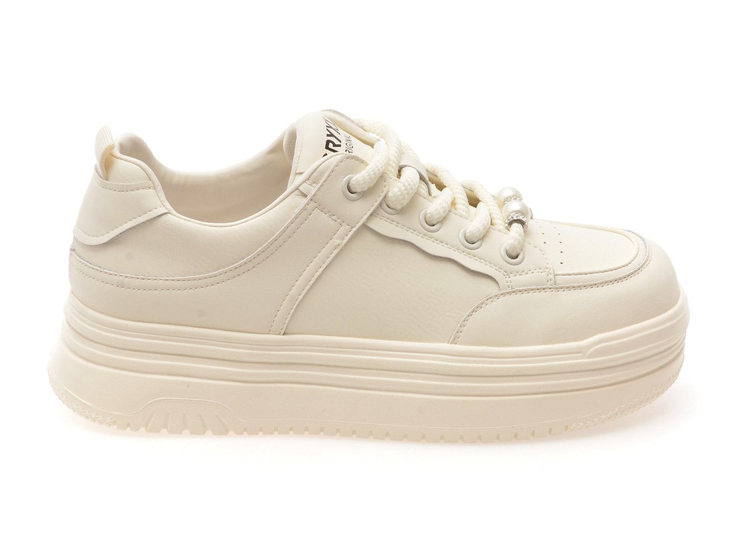 Pantofi sport gryxo albi, 1701, din piele naturala