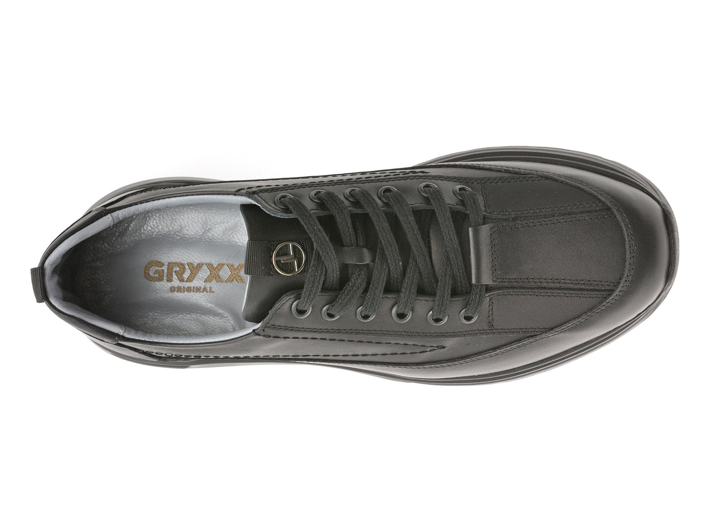 Pantofi sport gryxo maro, LS2404, din piele naturala