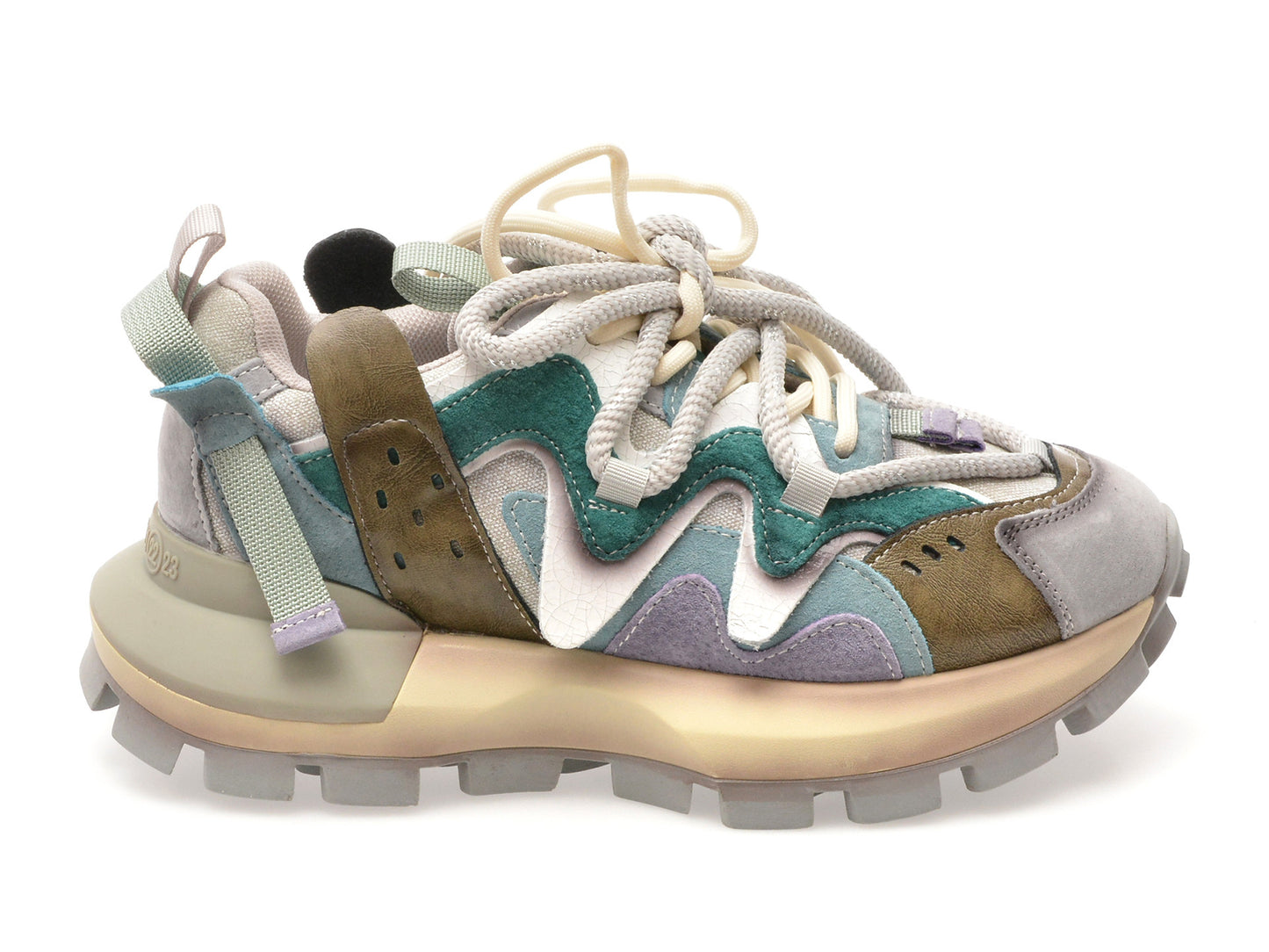 Pantofi sport gryxo gri, 18191, din material textil