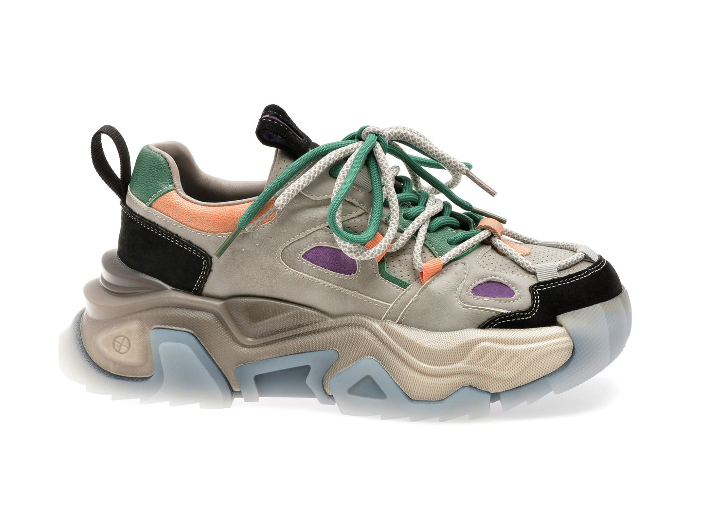Pantofi sport gryxo gri, 6968, din piele naturala