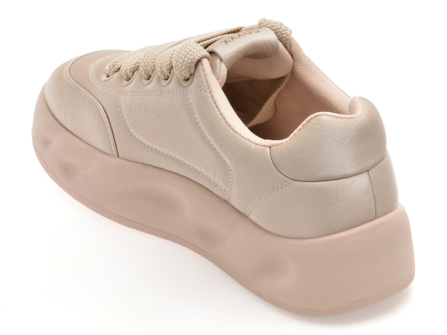 Pantofi sport gryxo nude, 2297, din piele ecologica