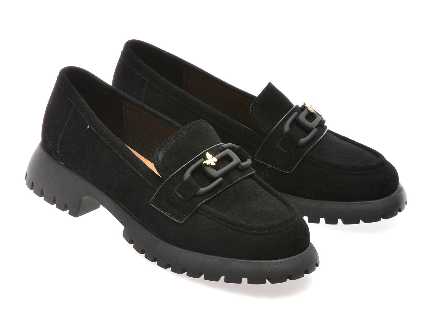 Mocasini gryxo gri, V856G45, din piele intoarsa