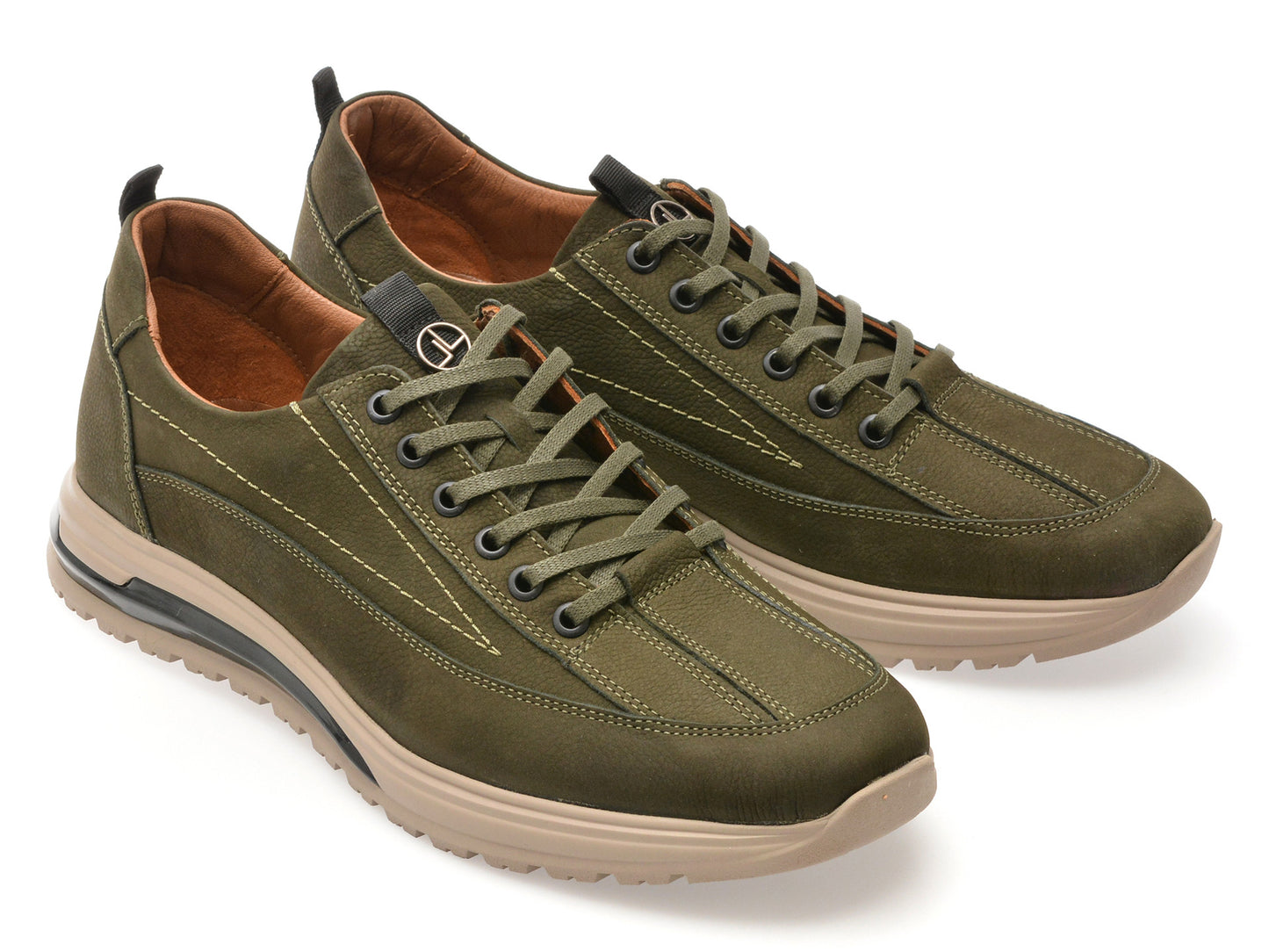 Pantofi sport gryxo maro, LS2404, din piele naturala
