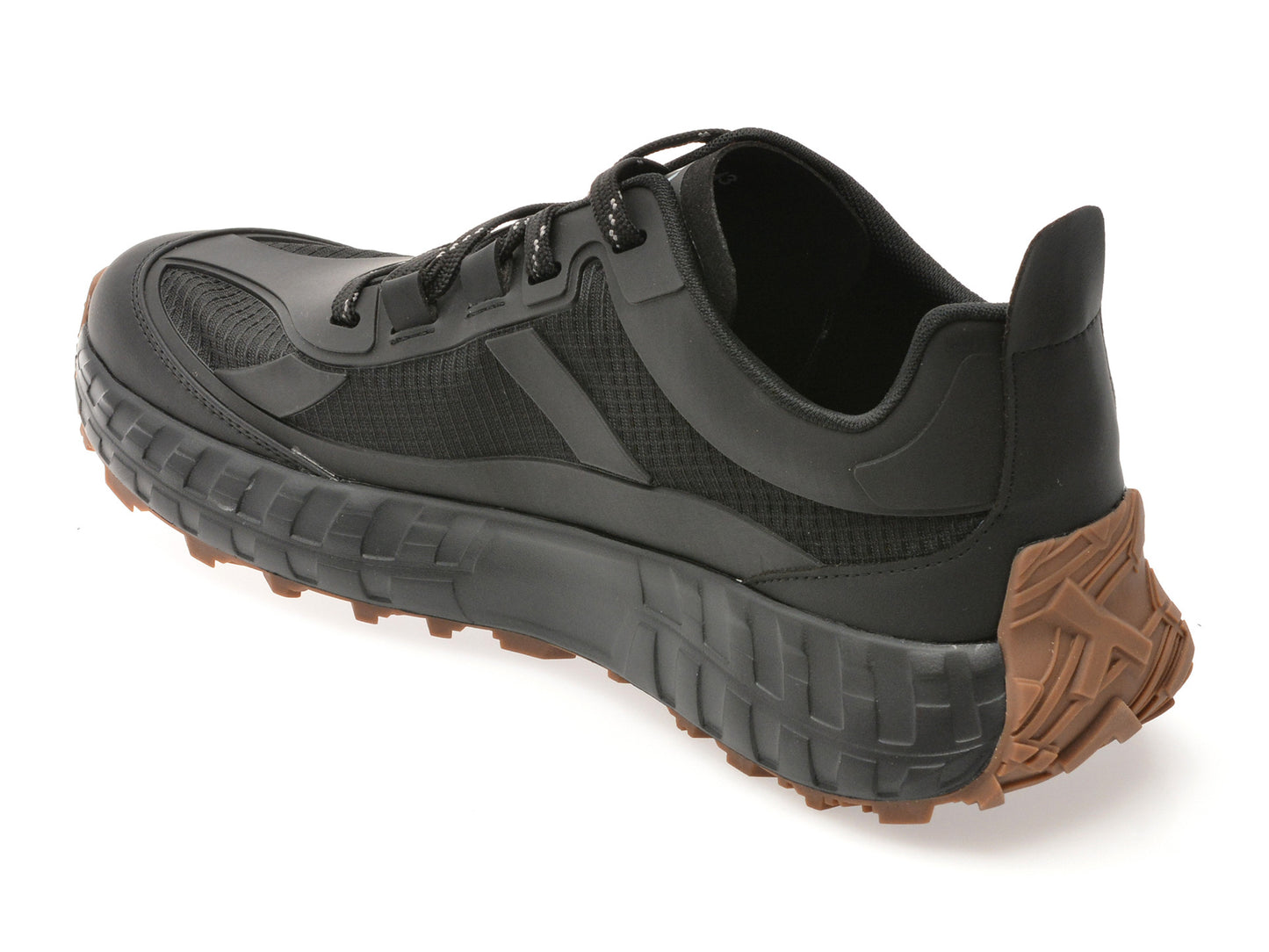 Pantofi sport gryxo negri, A166, din material textil