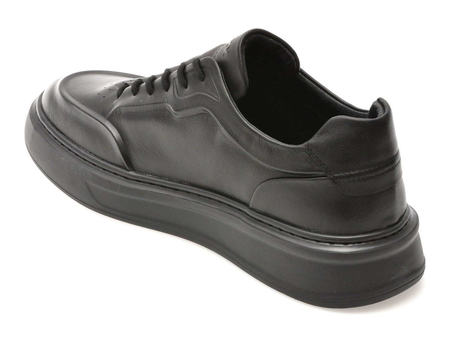 Pantofi sport gryxo negri, 5618, din piele naturala