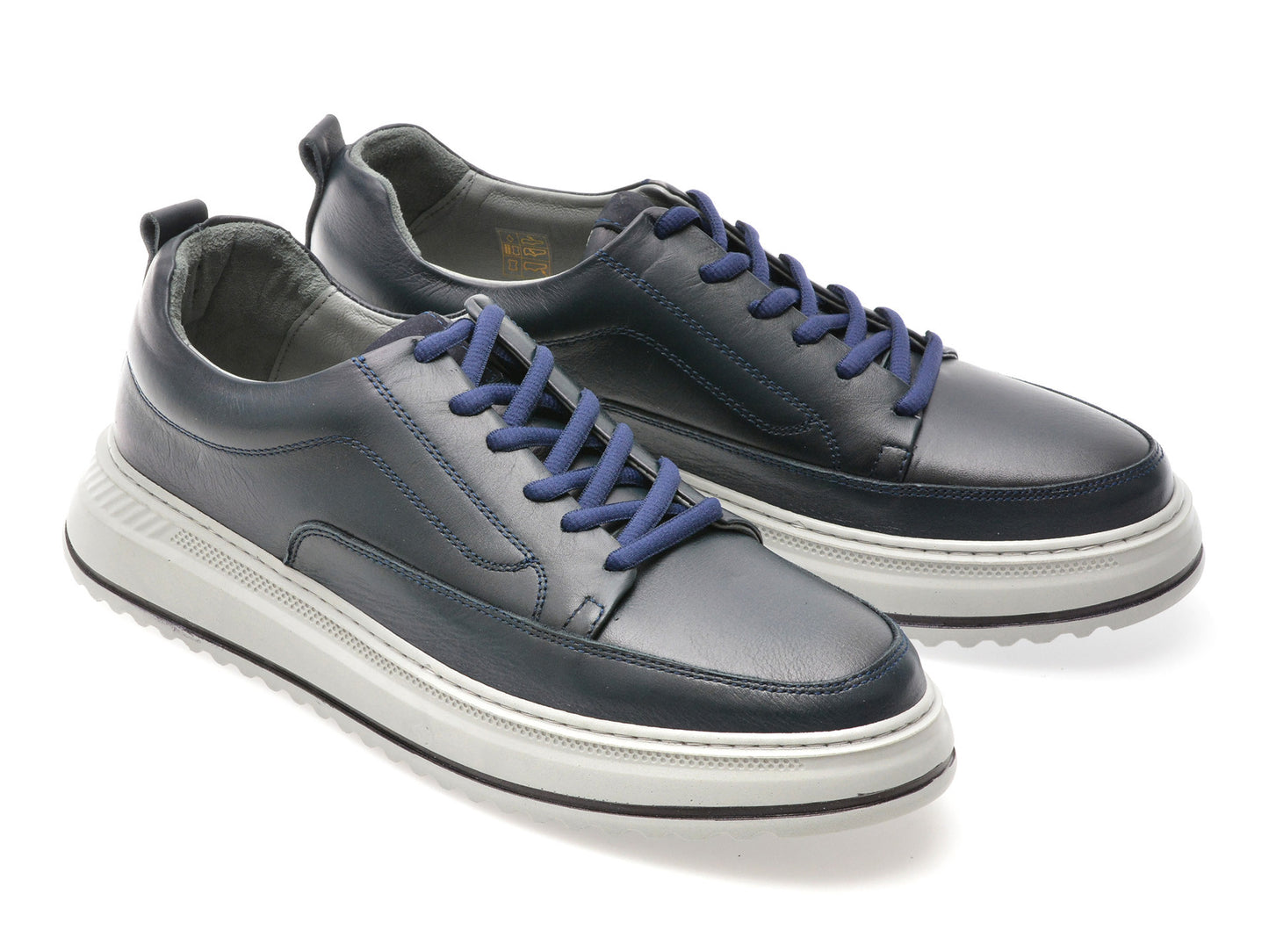 Pantofi sport gryxo negri, BS4150, din piele naturala