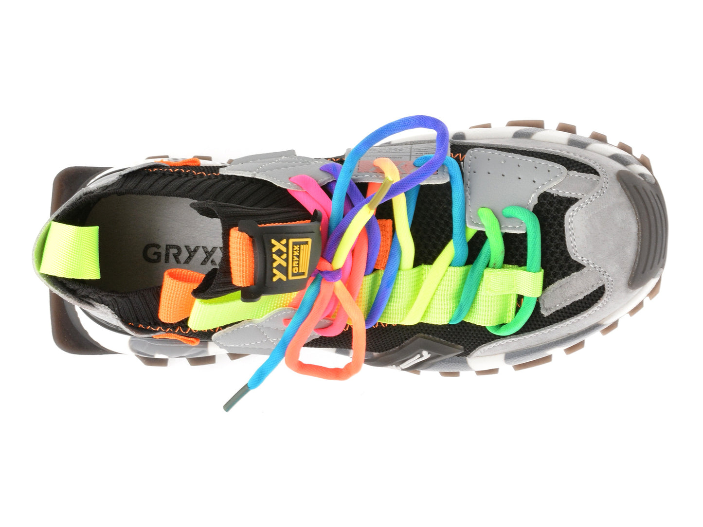 Pantofi sport gryxo portocalii, 18159, din material textil