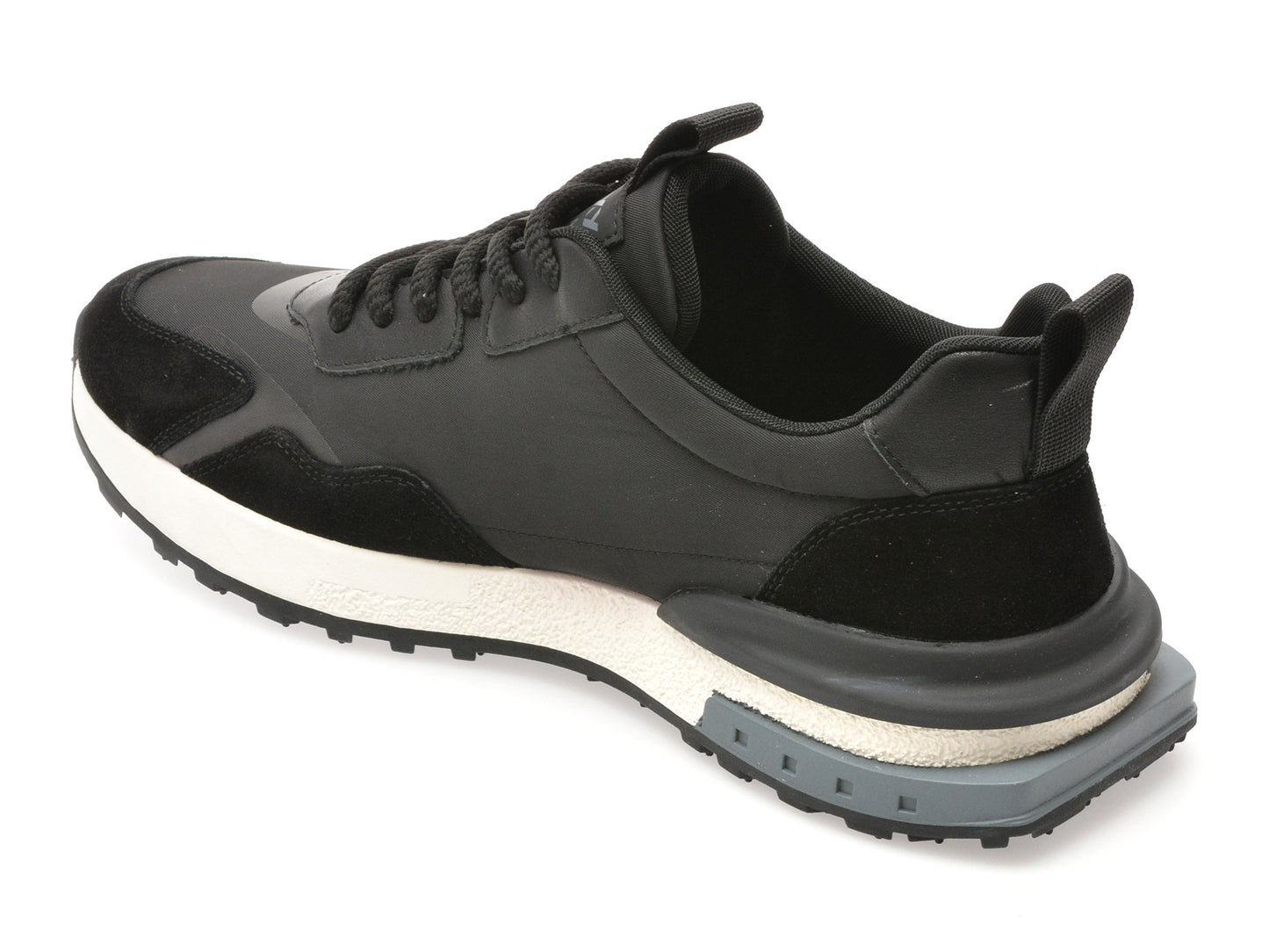 Pantofi sport gryxo negri, 8286, din material textil