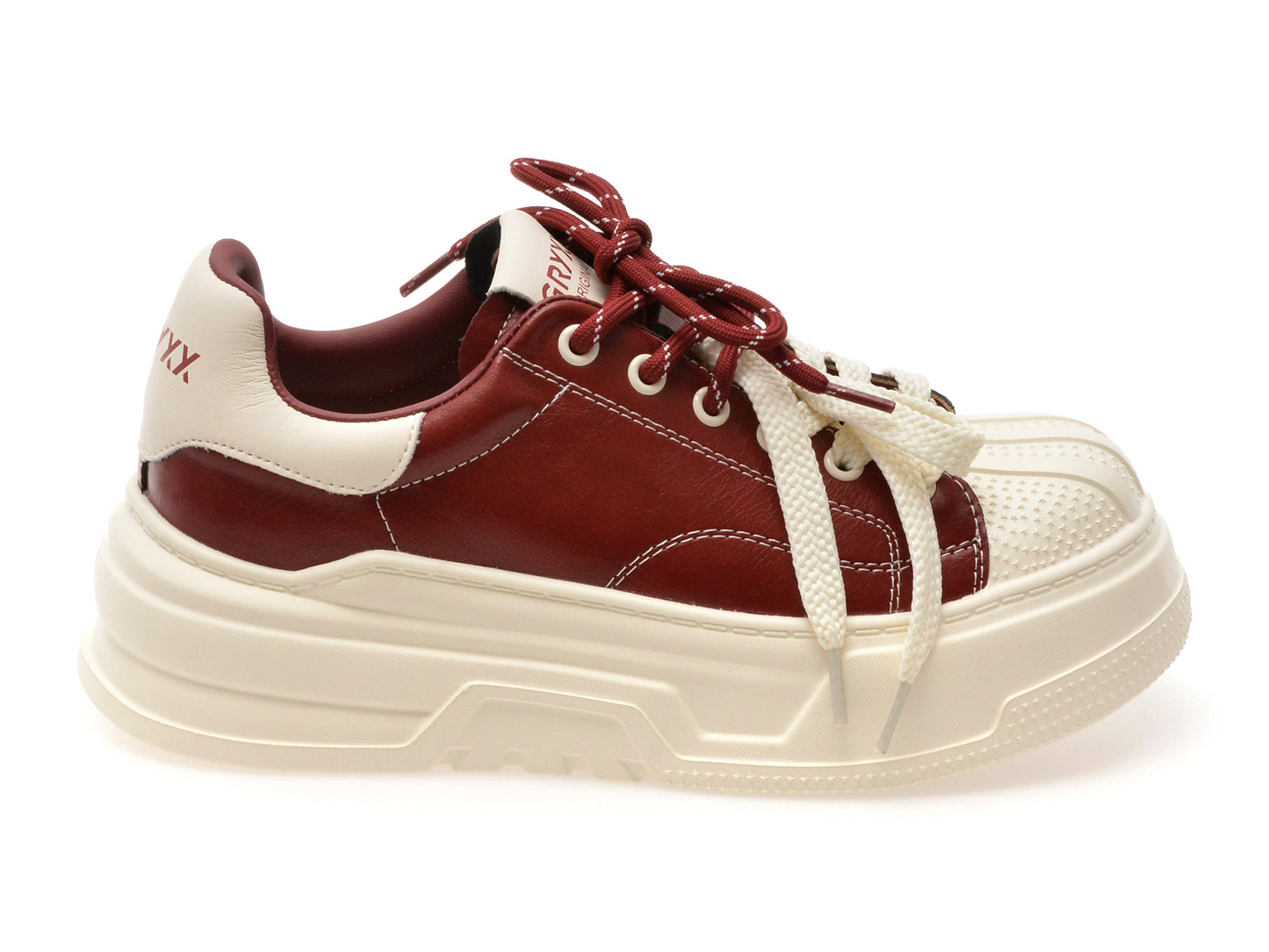 Pantofi sport gryxo rosii, 10151, din piele naturala