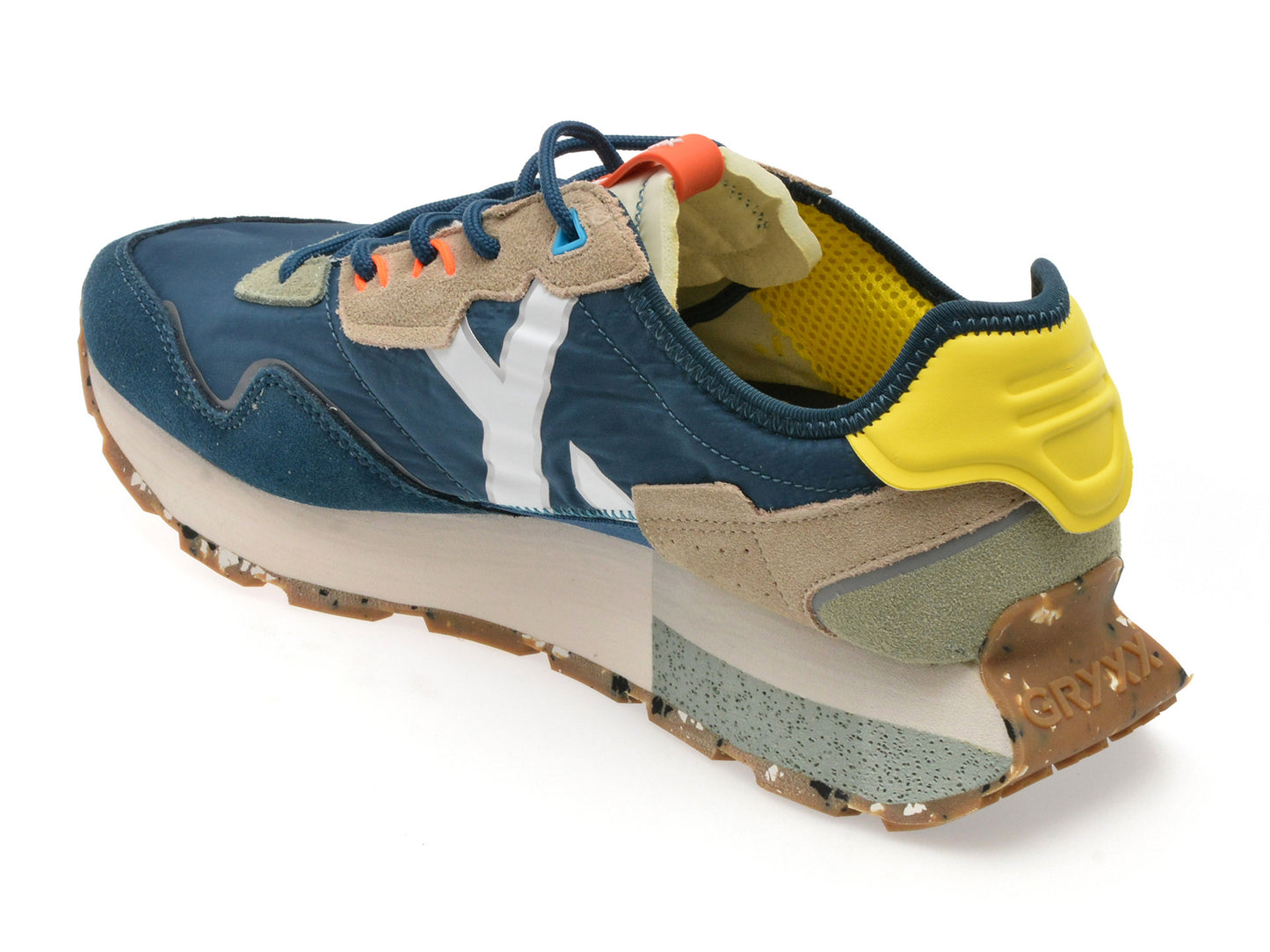Pantofi sport gryxo bleumarin, 40061M, din material textil