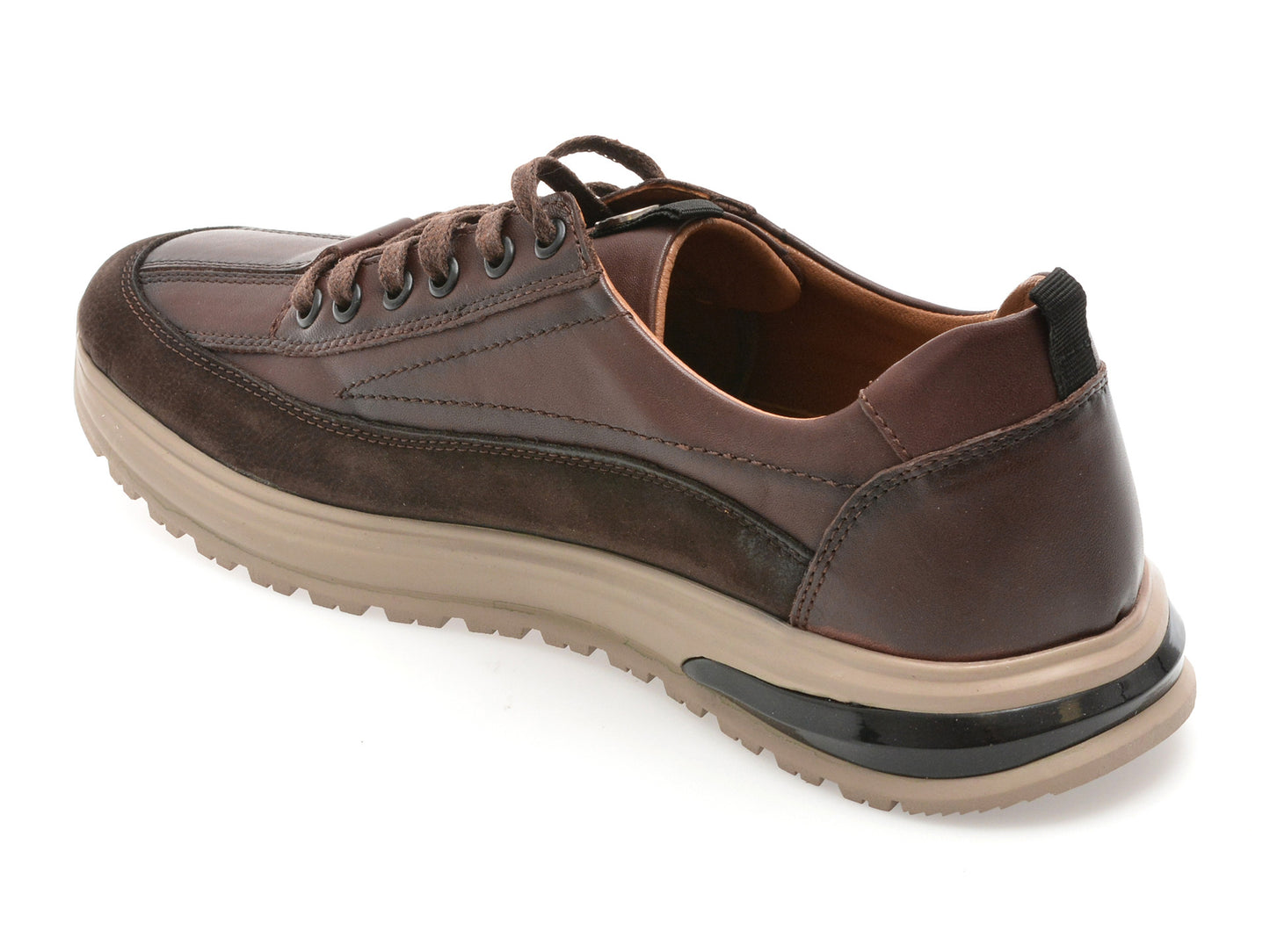Pantofi sport gryxo maro, LS2404, din piele naturala