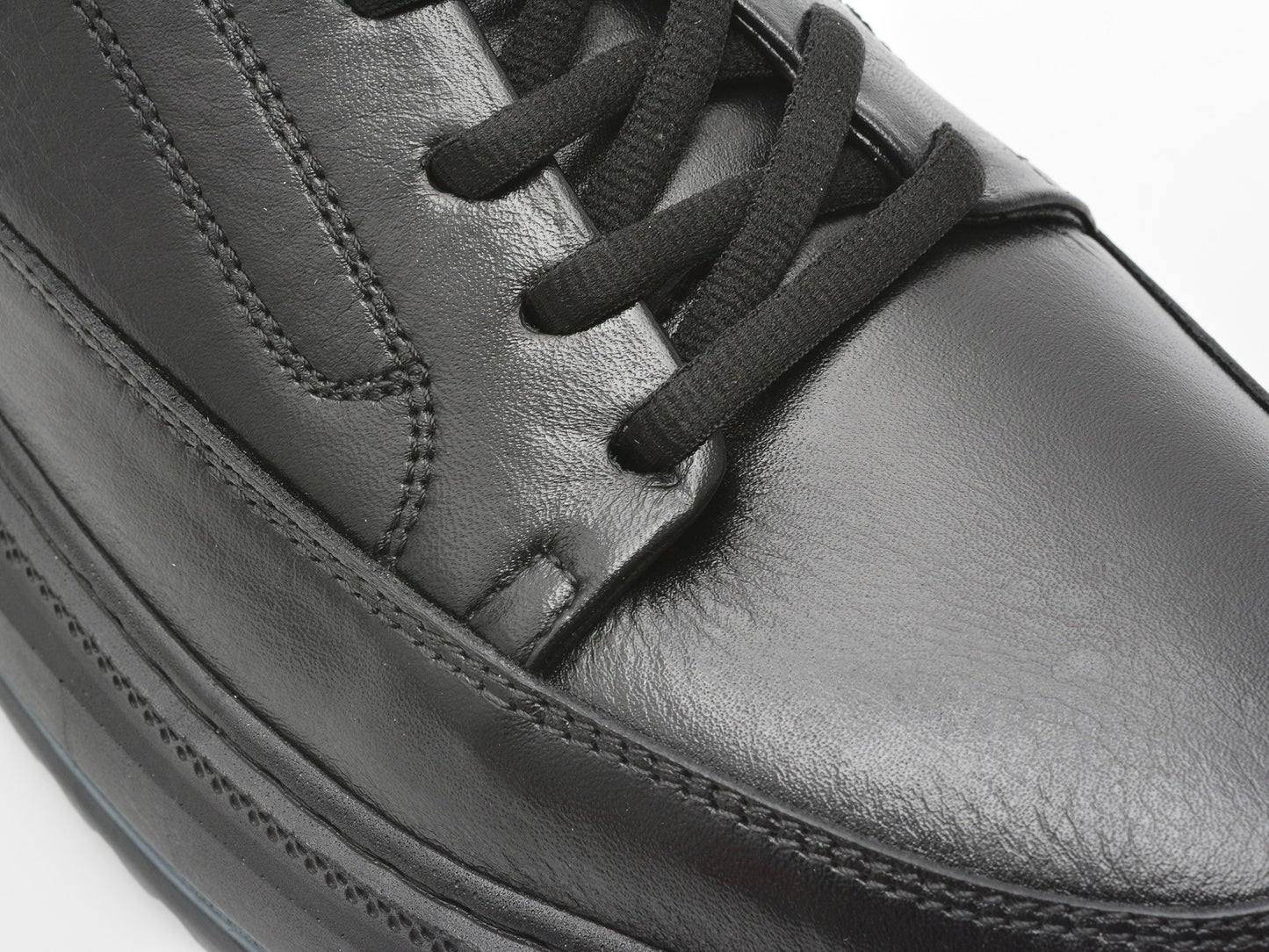 Pantofi sport gryxo negri, BS4150, din piele naturala