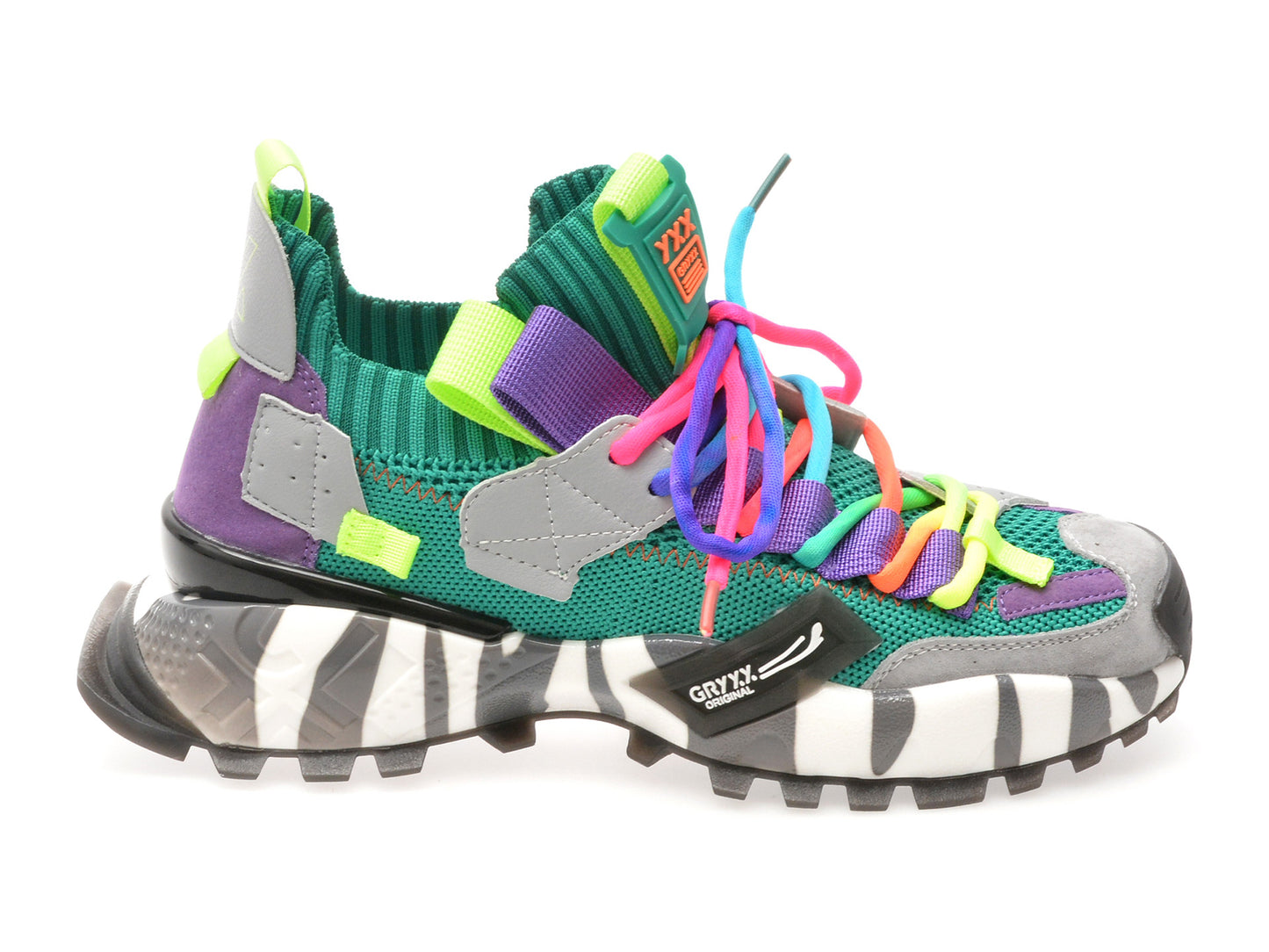 Pantofi sport gryxo portocalii, 18159, din material textil