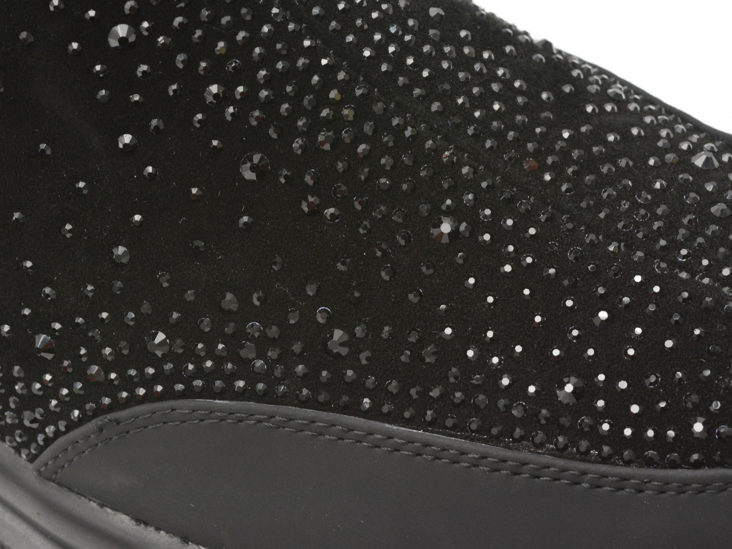 Ghete gryxo negre, KR381, din piele intoarsa