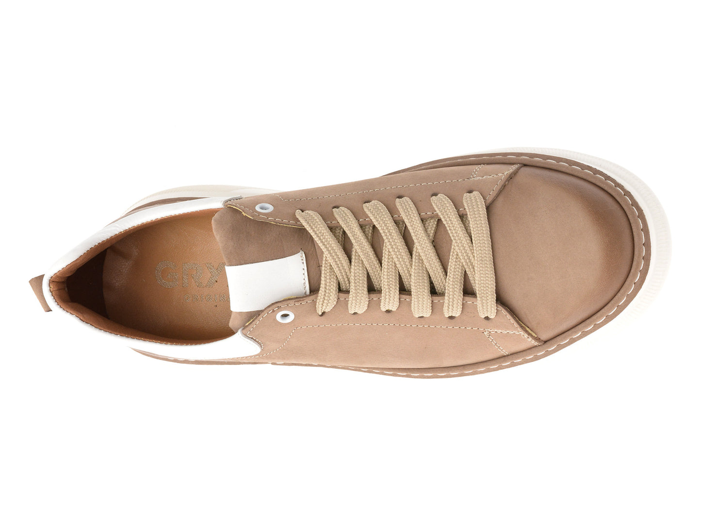 Pantofi sport gryxo gri, TRL57, din nabuc