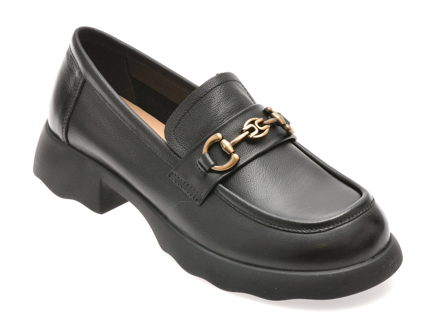 Mocasini gryxo negri, 8568, din piele naturala