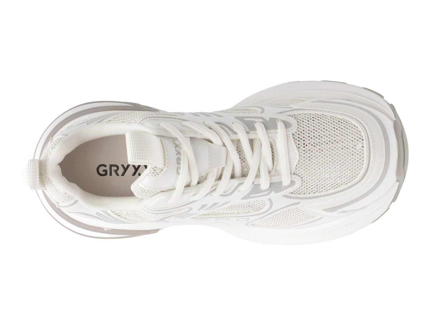 Pantofi sport gryxo argintii, 1199, din material textil