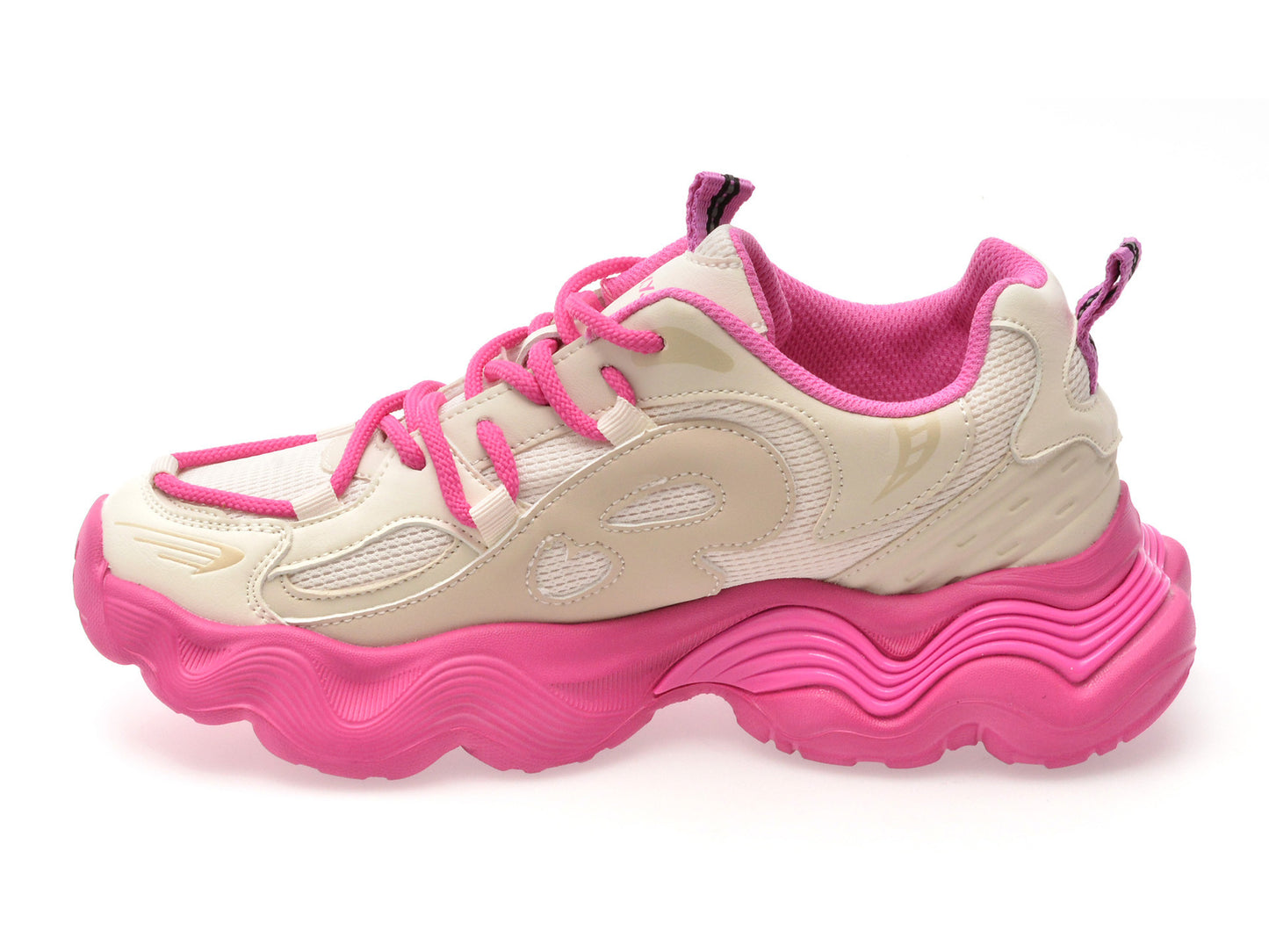 Pantofi sport gryxo fucsia, 36398, din material textil