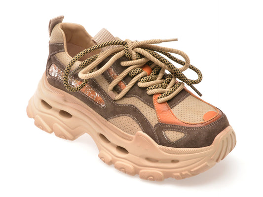 Pantofi sport gryxo maro, Y2923, din piele naturala
