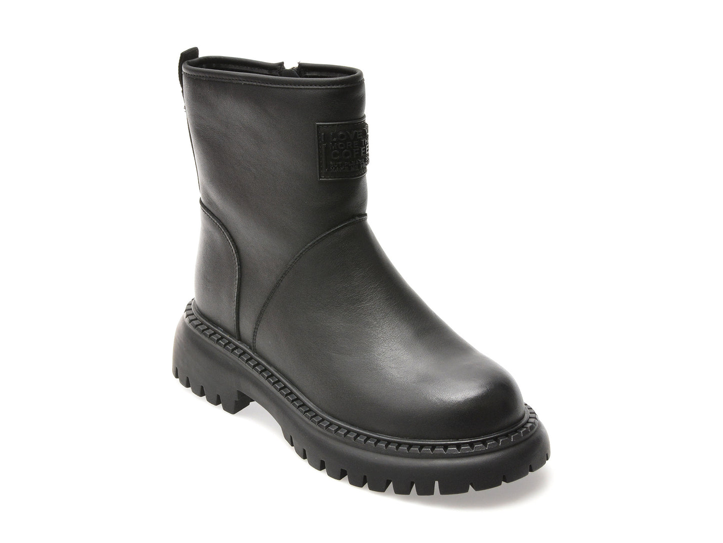Ghete gryxo negre, 805320, din piele naturala