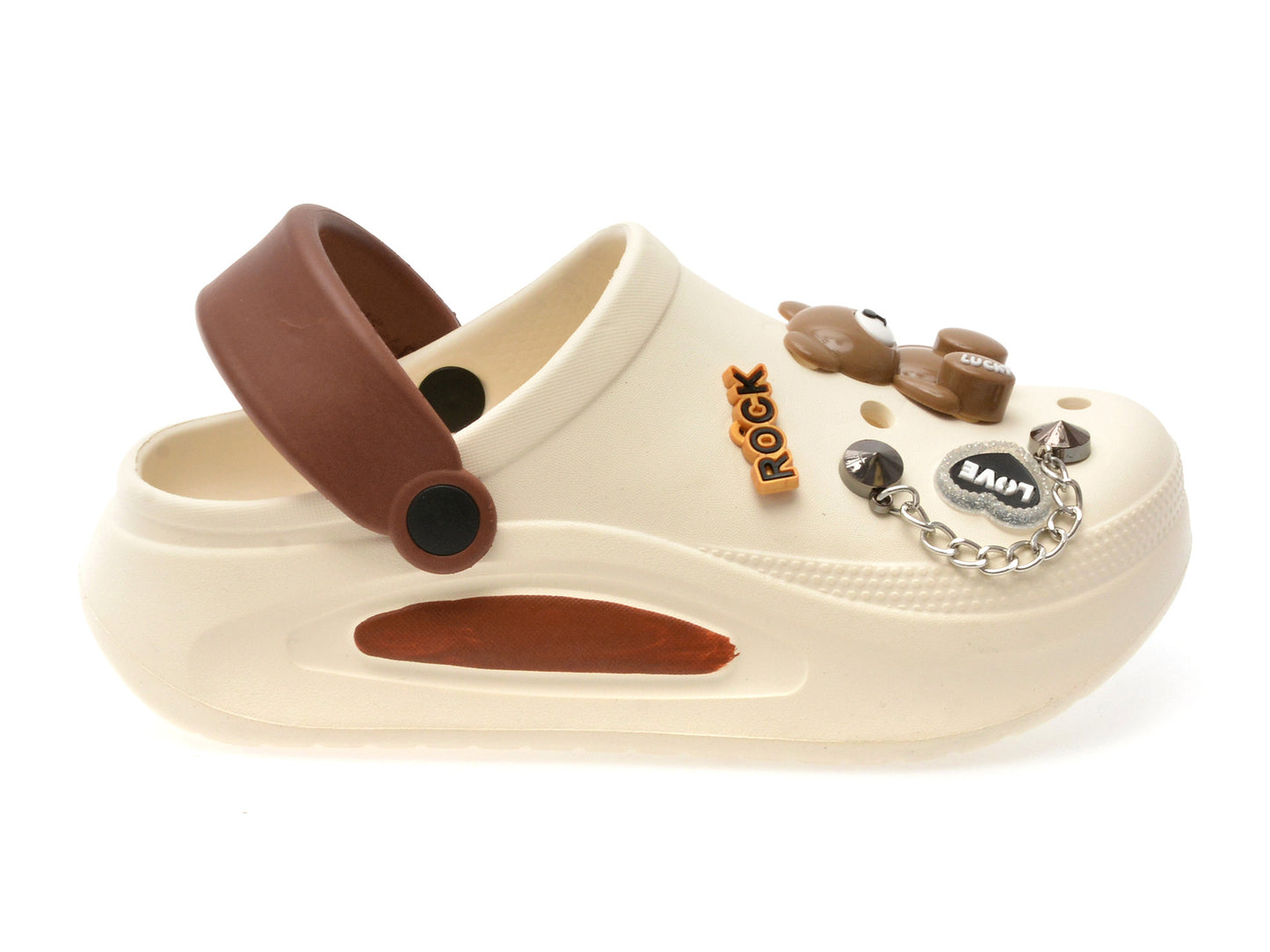 Papuci gryxo albi, 258, din pvc