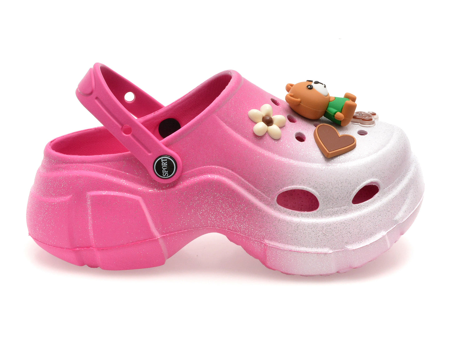 Papuci gryxo fucsia, 6013, din pvc