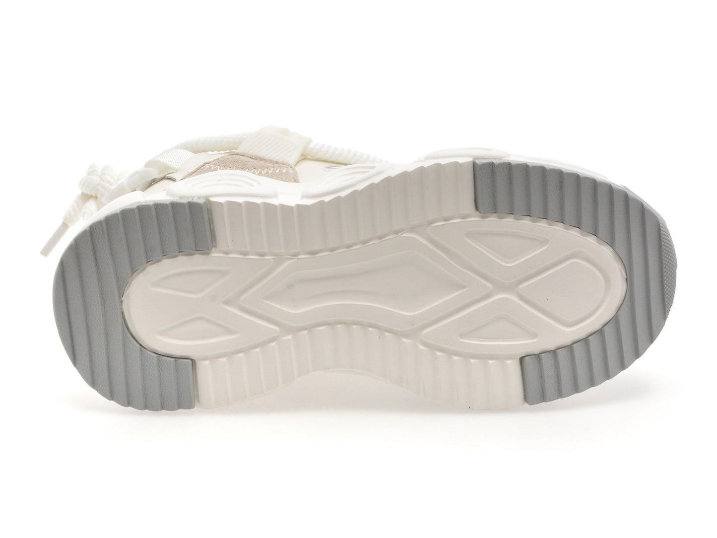 Pantofi sport gryxo albi, 24120, din material textil