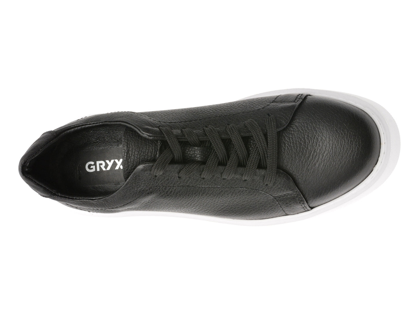 Pantofi sport gryxo albi, M7162, din piele naturala