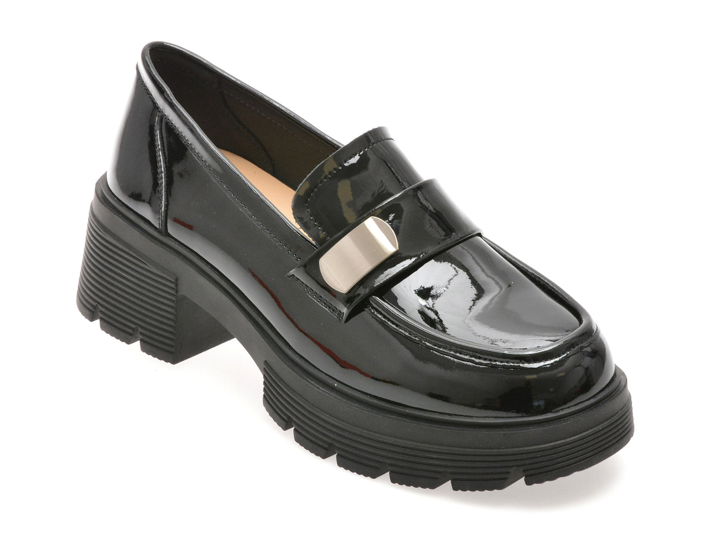 Mocasini gryxo negri, 88178, din piele naturala