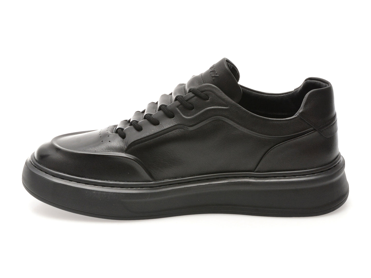 Pantofi sport gryxo negri, 5618, din piele naturala
