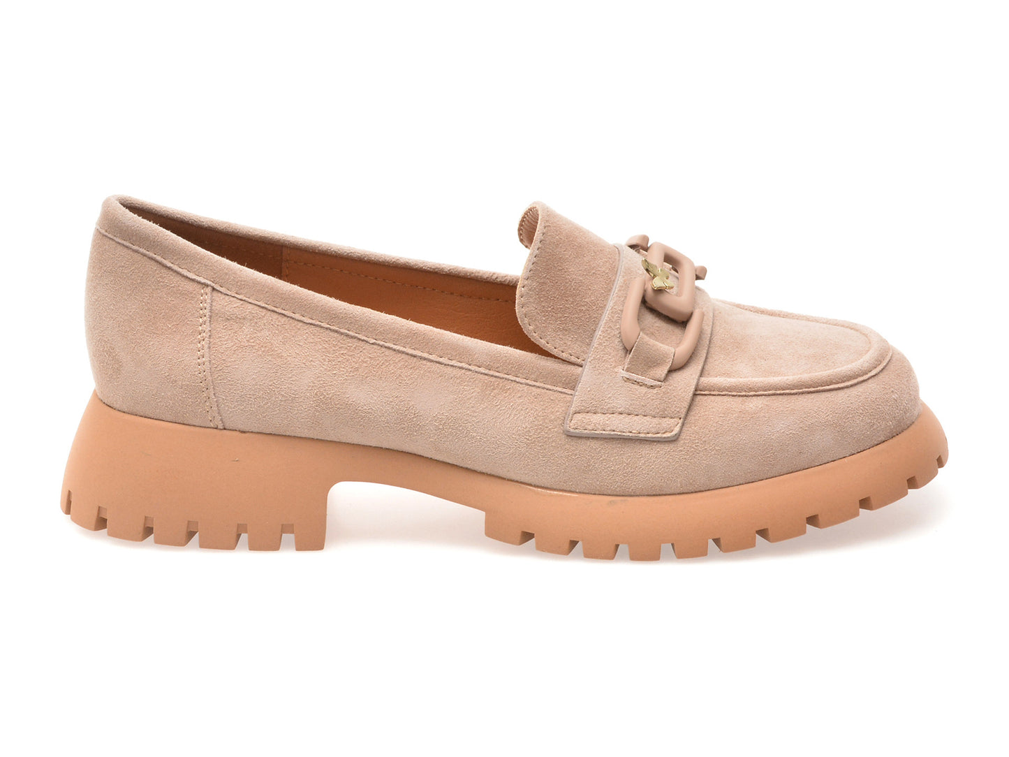 Mocasini gryxo gri, V856G45, din piele intoarsa