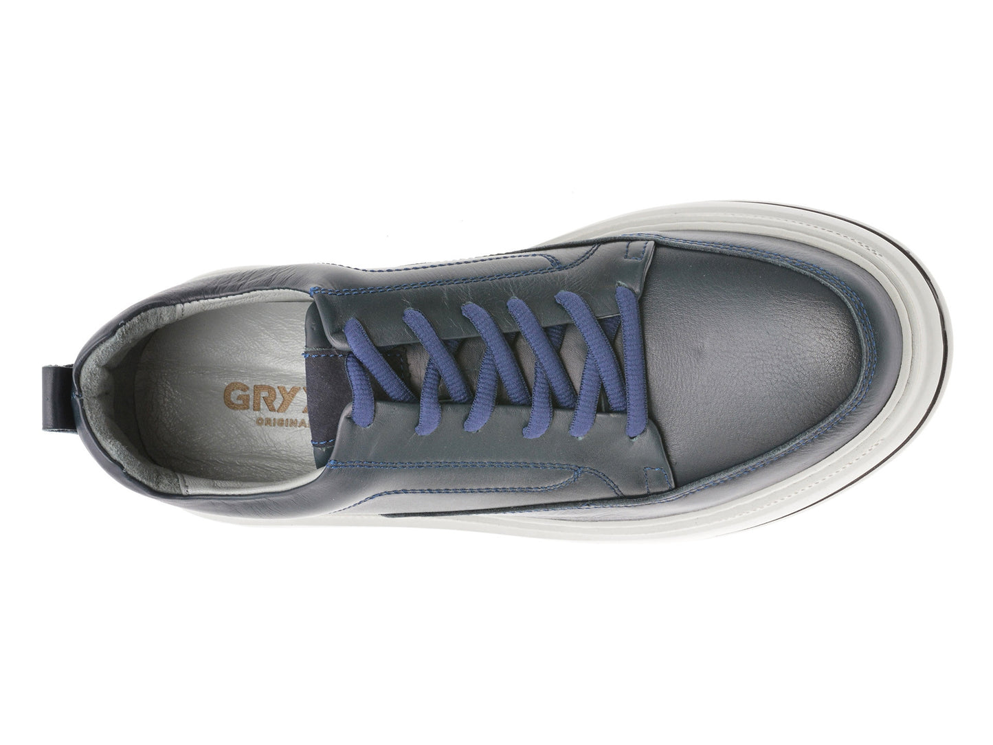 Pantofi sport gryxo negri, BS4150, din piele naturala