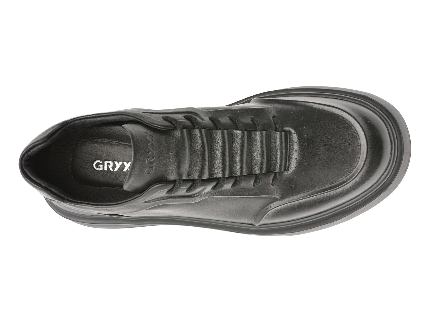 Pantofi sport gryxo negri, 5618, din piele naturala