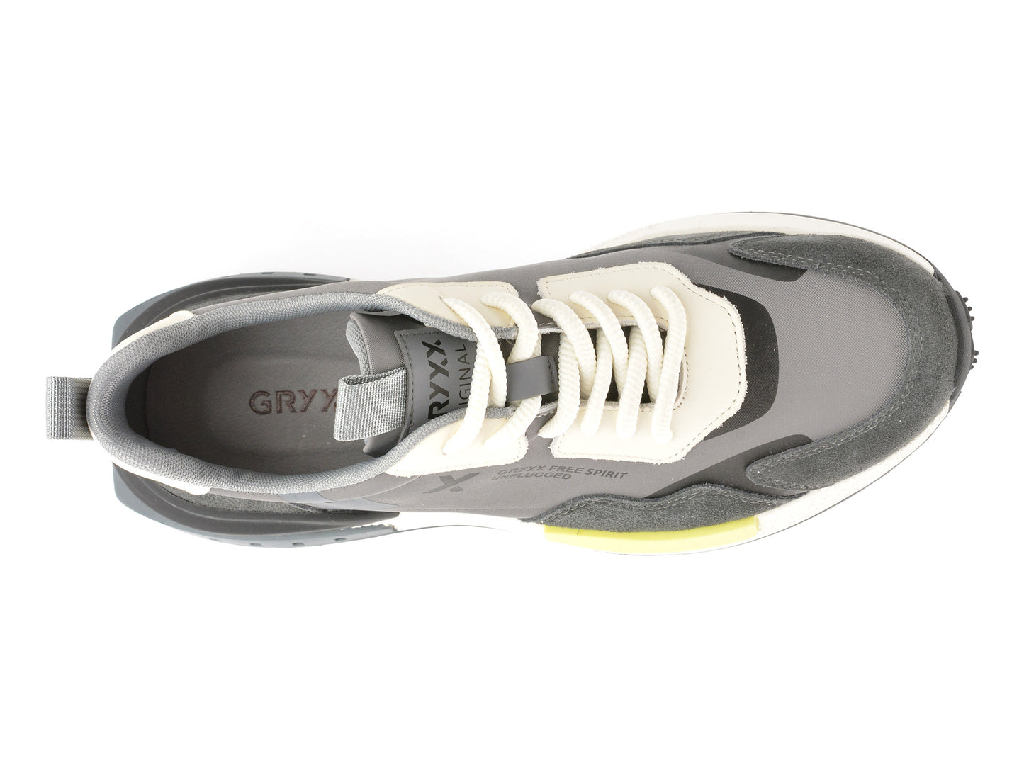 Pantofi sport gryxo negri, 8286, din material textil