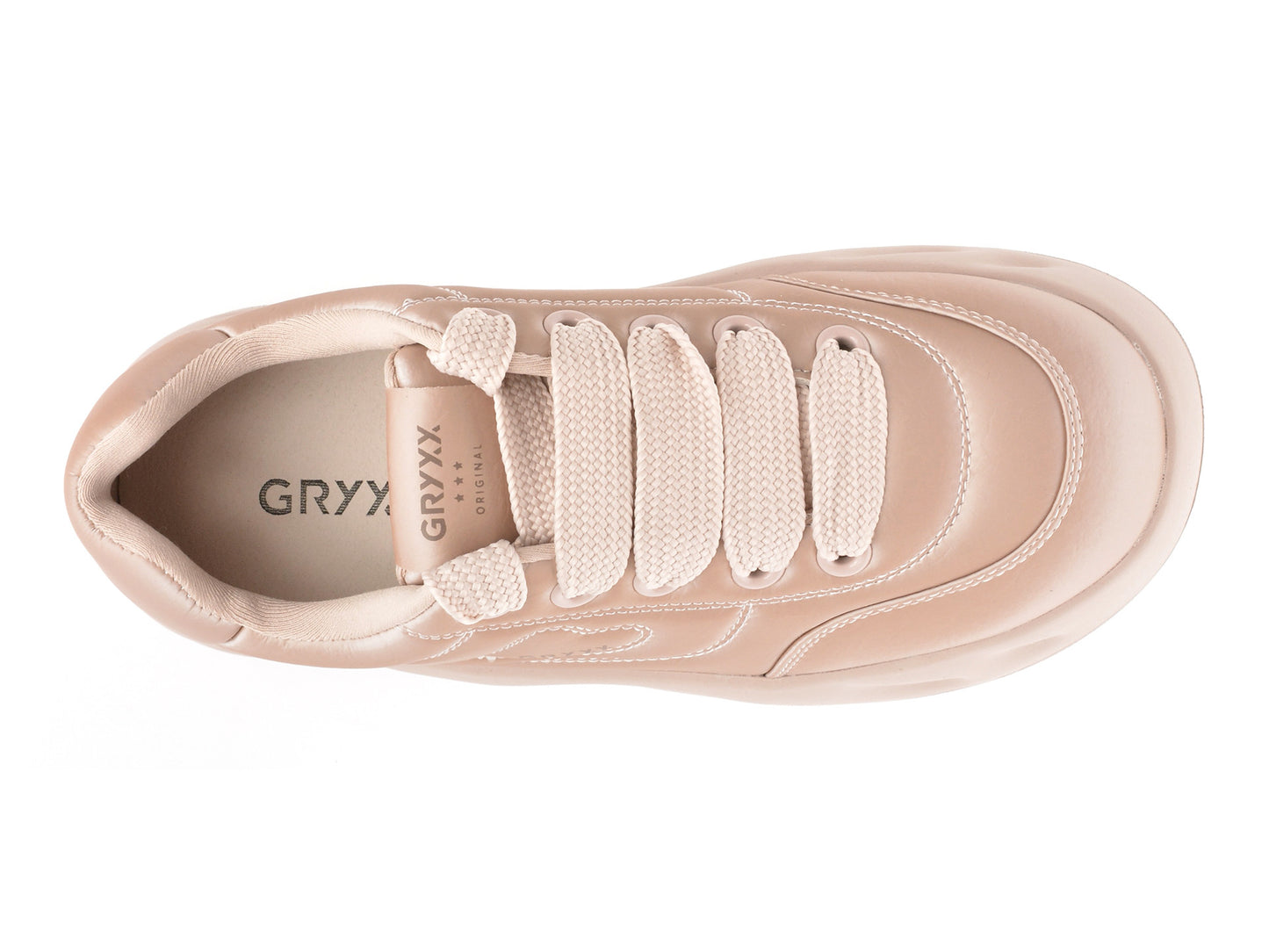 Pantofi sport gryxo nude, 2297, din piele ecologica